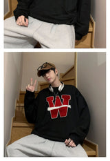 y2k fire graphic pullover, urban streetwear essential, y2k flame pullover top for edgy winter outfits