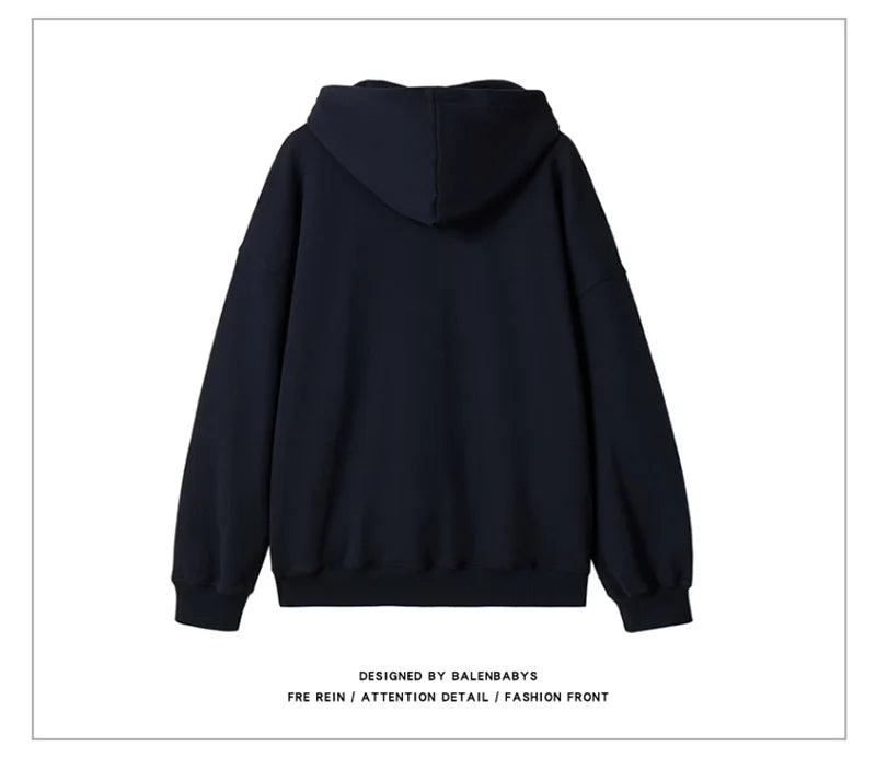 New Hip Hop Graphic Pullover Hoodies For Men High Street Design Oversi