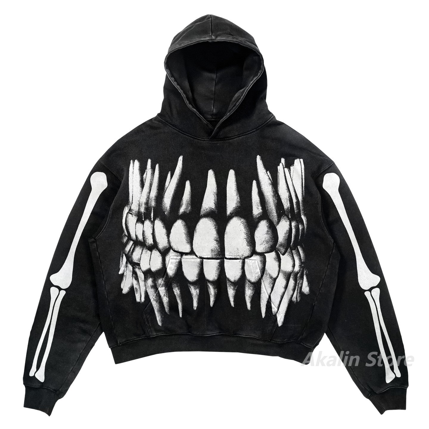 Gothic Oversized Tee – Harajuku Streetwear Men Oversized Angel Print Hoodies – Streetwear Fashion for Men & Women