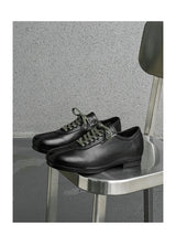 Vintage Casual Leather Shoes Men Women Streetwear Fashion Lightweight Commute Business Leather Derby Shoes