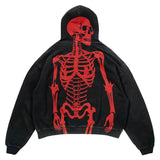 Woman Y2K Clothing Hoodies Printed Pattern Pullover Sweatshirt Streetw