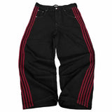 harajuku y2k baggy jeans high quality embroidered striped sweatpants men women hip hop streetwear casual wide leg denim pants unique joggers style 278