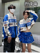 Leather Panel Streetwear Jacket Daily Fit Staple