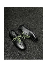 Vintage Casual Leather Shoes Men Women Streetwear Fashion Lightweight Commute Business Leather Derby Shoes