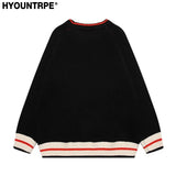 hip hop knitted sweater mens autumn winter o neck skulls pullover streetwear casual warm loose sweaters unisex jumpers knitwear unique limited edition hoodie, aesthetic street look hoodie, trendy hip hop style outerwear