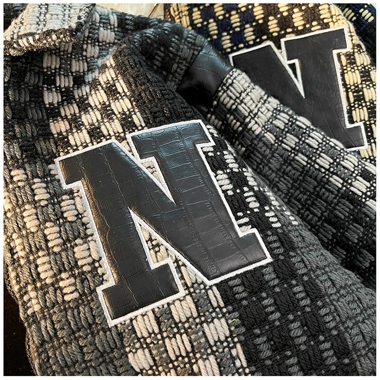streetwear image style oversized fit quality style design urban wear material hip graphic essential casual high da7d04 fashion unisex spring-fall-plaid-jacket-vintage-lapel-jacket-racing-jackets-pu-leather-zipper-coat-loose-mens-jacket-harajuku-couple-outerwear hop premium everyday print - streetwear design ID c4b8f