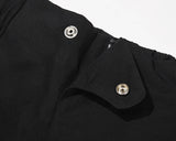 high street zipper pockets quick dry vibe style mens track pants elastic waist straight retro black casual trousers unique default style 453