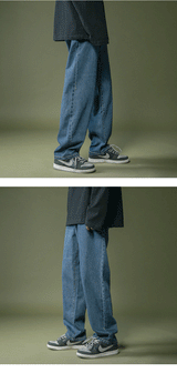 lappster men black baggy jeans streetwear 2023 harajuku casual straight pants male loose streetwear white graphic denim pants unique jeans style 2587