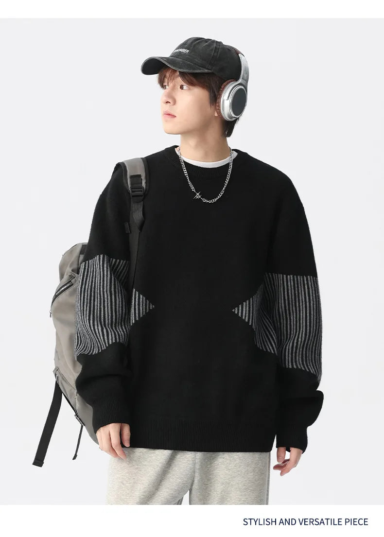 retro street knitwear, high-street look, trendy streetwear apparel for men and women