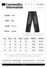 Destroy straight jeans