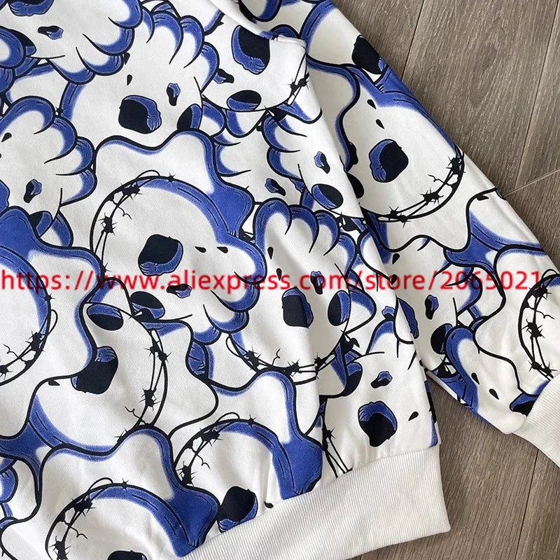 Towel Embroidered Cartoon Camouflage Glo Gang The Glory Full Zip Hoodi