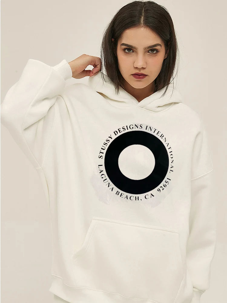Death metal hoodie with heavy black-and-white prints