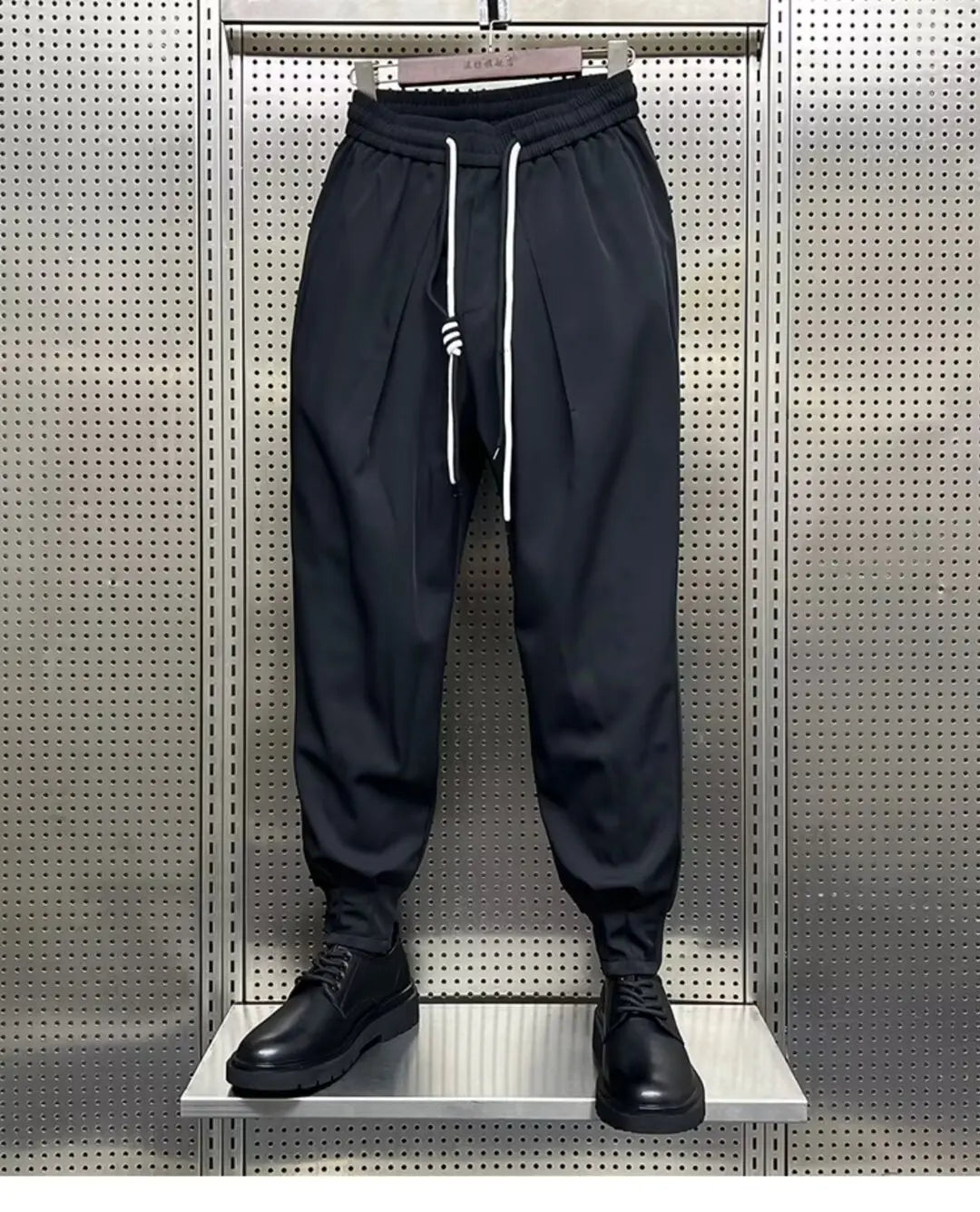 mens harem joggers pants male cargo pants streetwear black hip hop casual pockets sweatpants oversized 2024 fashion trousers streetwear sweatpants
