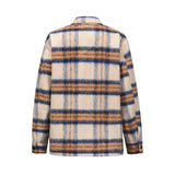 Quilted puffer hooded windbreaker fleece parka