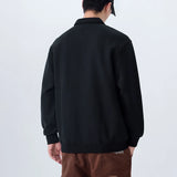Men Embroidery Fashion Loose Casual Pullover Sweatshirt Spring Autumn