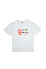 Vaporwave Static Tee – Emoji Field Graphic with Glitch Font