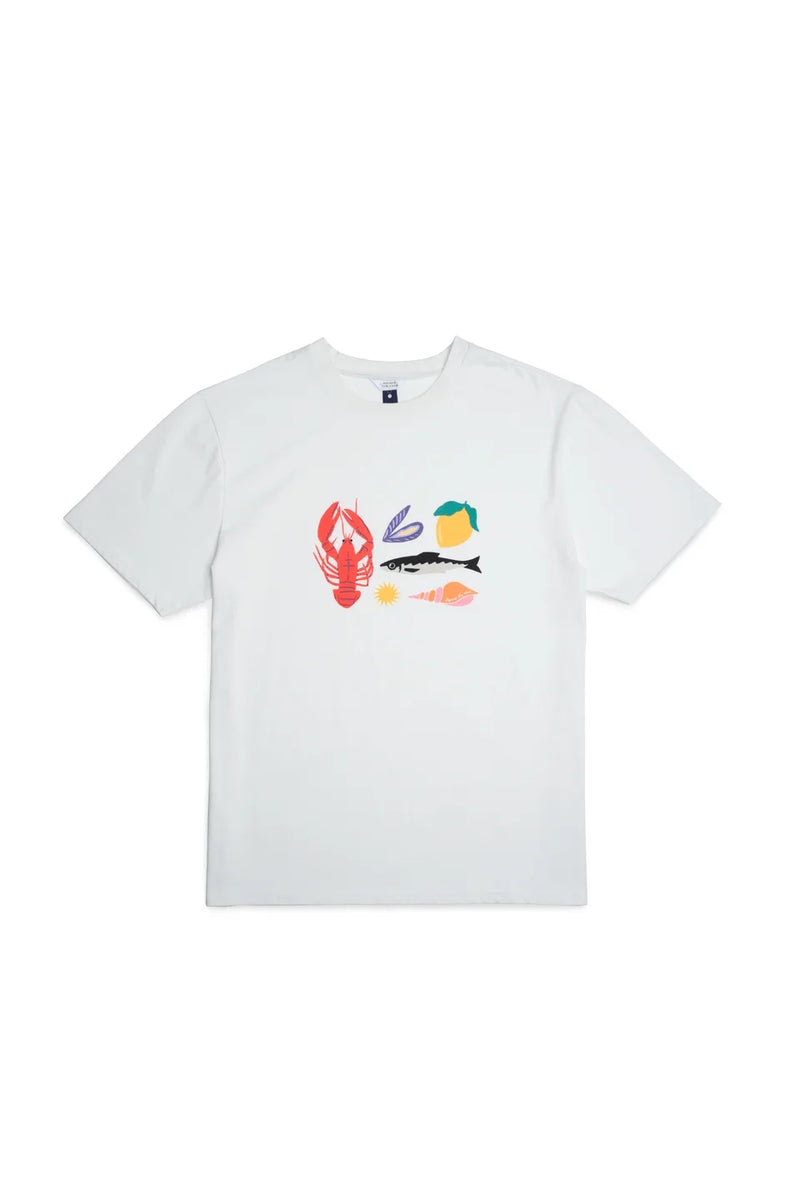 Vaporwave Static Tee – Emoji Field Graphic with Glitch Font