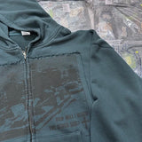 Darkwear hoodie with occult-inspired moon phase print