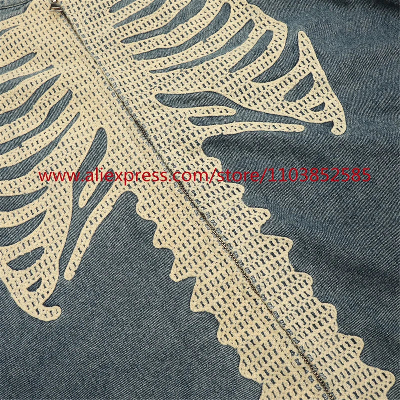 fit premium oversized hop essential image streetwear everyday hip graphic high print fashion vintage-mens-long-sleeved-denim-jacket-high-street-oversized-washed-bone-embedding-tops-clothing-autumn-winter-2024-heavyweight wear style style unisex design casual quality urban - material 9fc274 streetwear design ID e7d0a