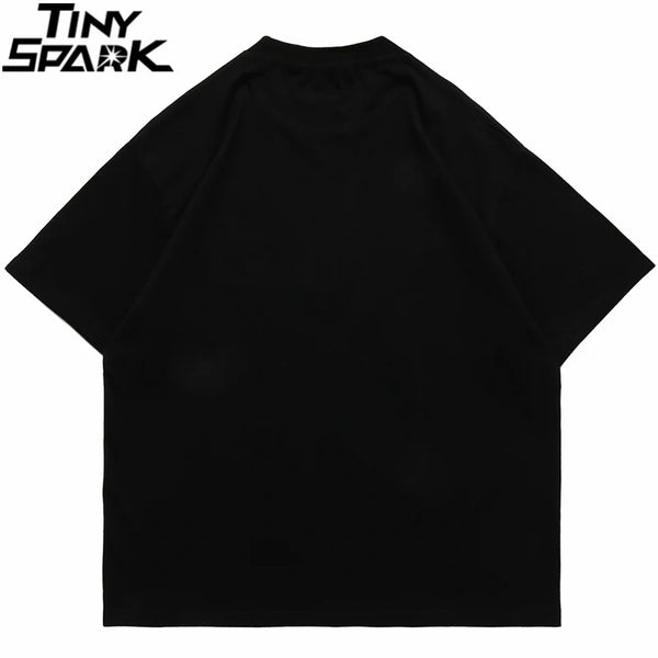 Gothic Oversized shirt – 2023 Men Hip Hop Streetwear T Shirt Harajuku Letter Graphic