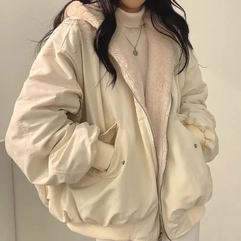 Leather Panel Streetwear Jacket Daily Fit Staple