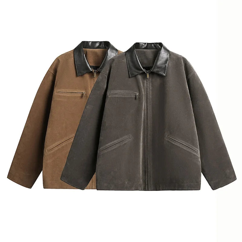 checkered varsity bomber, high-street look, men's streetwear fashion, trendy oversized fit, urban techwear design, modern hip