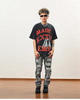 destroy distressed ripped denim jean pants new fashion biker jeans streetwear slim pants jogger y2k mens jeans skinny jeans men unique joggers style 2445