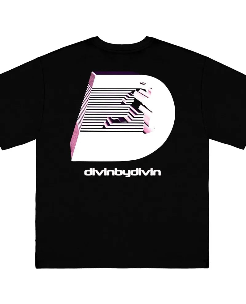 Cyberpunk Aesthetic print tee – European And American Trendy Brand Personalized Letter Print
