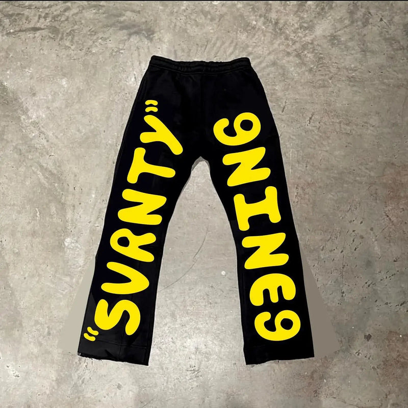 2024 new spring and autumn letter printed sweatpants womens y2k streetwear hip hop harajuku loose high waist jogger overalls streetwear sweatpants