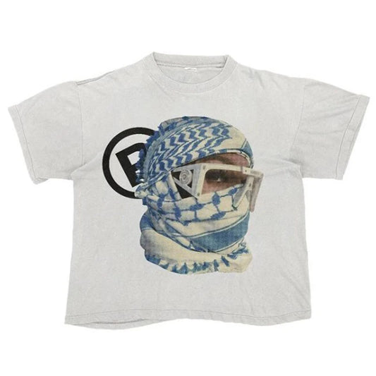 oversized cartoon manga shirt with pastel chaos and techcore lines