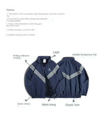 techwear zip bomber, urban street style, mens fashion