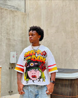 Cyberpunk Vintage t-shirt – Harajuku Trendy High Street Clothing Fashion Anime Letter Pr