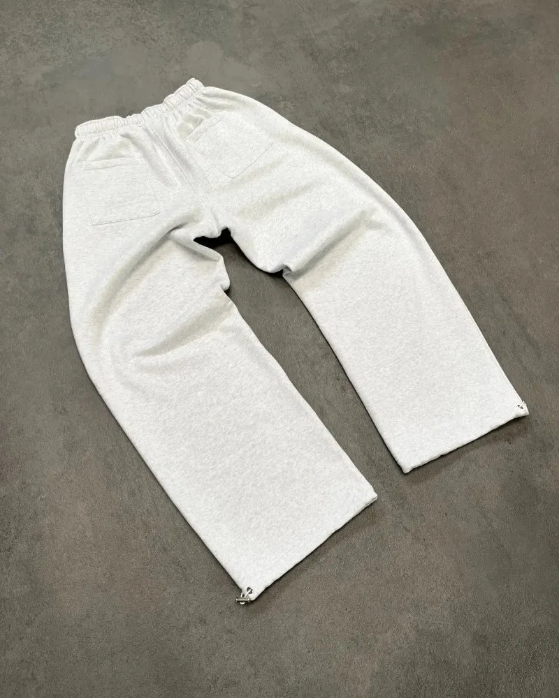 harajuku fashionable sweatpants women y2k casual loose versatile oversized nine point pants street fashion brand trousers men unique joggers style 3694
