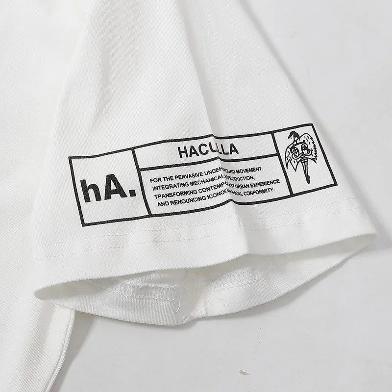 Harajuku Oversized Shirt – Haculla T Shirts Men Woman Spring Summer White 1 1 Good Qual – Urban Streetwear for Men & Women