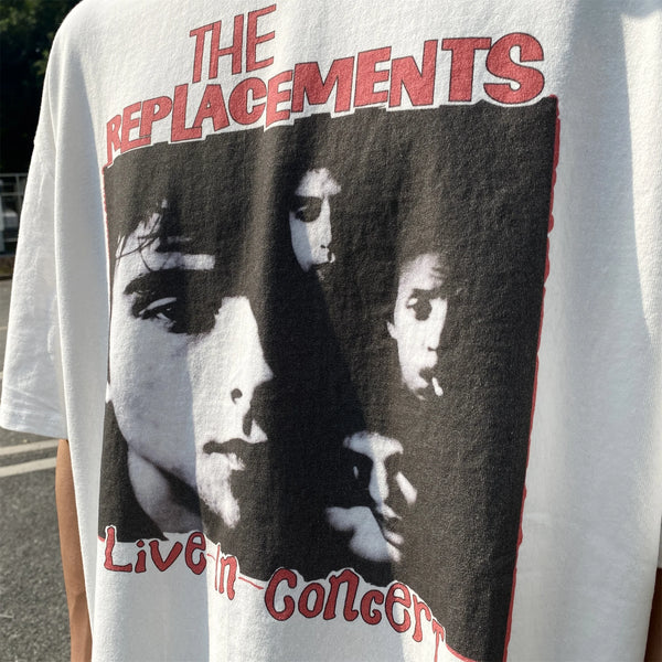 anime streetwear top featuring vintage retro band tee kurt cobain the replacements limited high street rock band t shirts cotton short sleeve