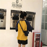 Skatercore Melting smiley – Summer Korean Student Short Sleeved T Shirt Women Harajuku B
