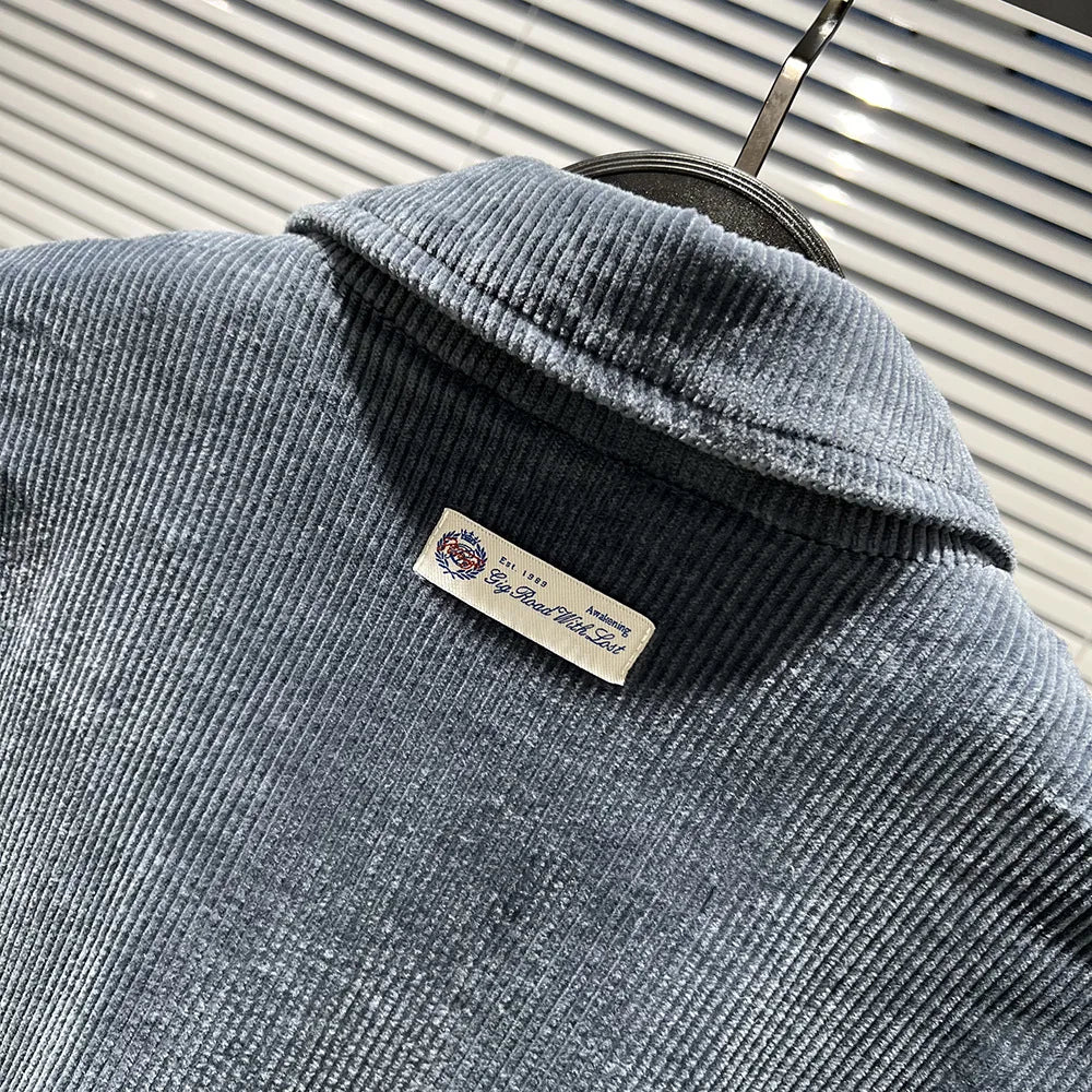 Vintage quilted windbreaker parka urban minimalist