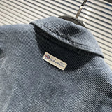 Vintage quilted windbreaker parka urban minimalist