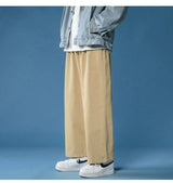 cotton casual pants men fashion oversized wide leg pants men streetwear hip hop loose straight pants mens vintage trousers m 3xl unique default style 3785