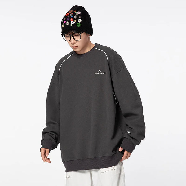 2025 Spring Autumn Sweatshirt Men Women Streetwear Fashion Loose Casua