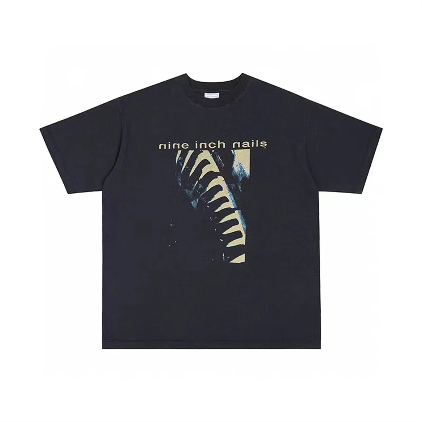 skatercore streetwear top featuring vintage retro rock band t shirt high street casual loose t shirt tops