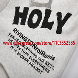 2024 American Heavyweight Vintage Men's Shorts With Letter Print Drawstring Loose Casual High Street High Quality