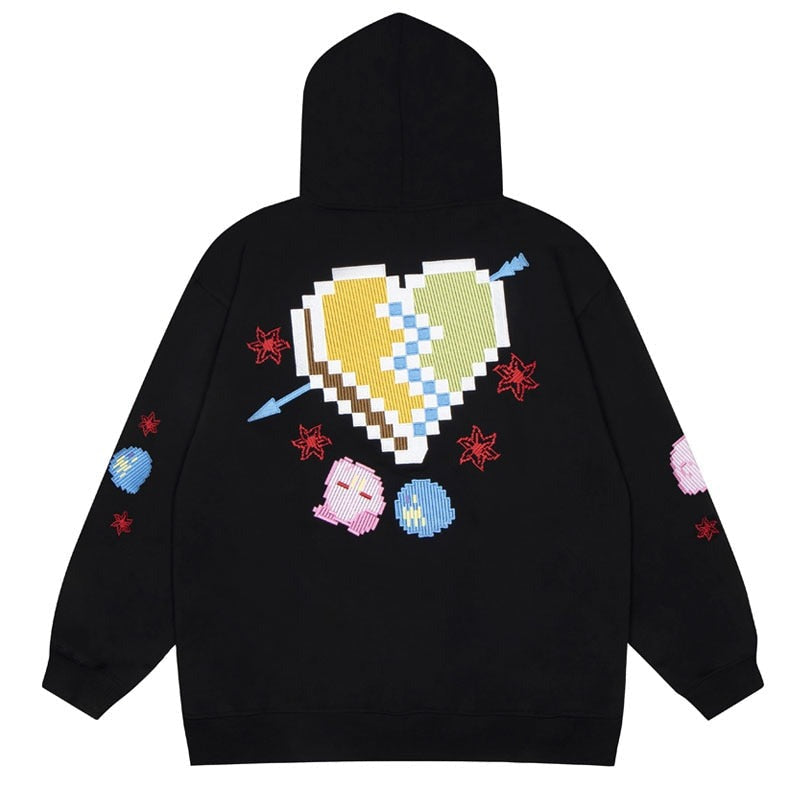 "Star World" Graphic Unisex Streetwear Vintage Women Men Y2K Hoodie