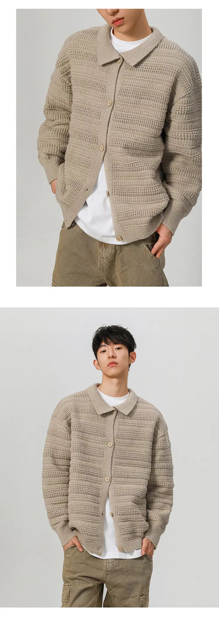 zip-up minimalist jacket, cold-season outfit - aesthetic hip hop inspired casual wear