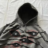 American Street Fashion Trend Loose Hoodie Men Harajuku Y2K New Hip Ho