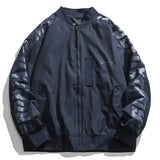 techwear zip bomber, urban street style, mens fashion
