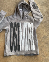 2023 New Fashion Streetwear Letters Oversized Print Pullover Hoodie Me