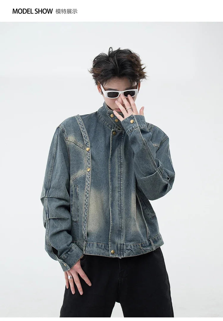 panel varsity outerwear, 2025 trend, for men, fall streetwear outfit, oversized style, layered fashion, modern aesthetic, graphic detail