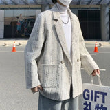 Small Fragrance Suit Mens Jacket Lazy Wind Ruffian Handsome Korean Ver