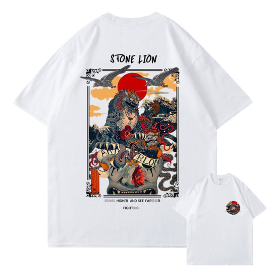 "Standing Strong" Graphic Unisex Streetwear Vintage Women Men Y2K T-Shirt